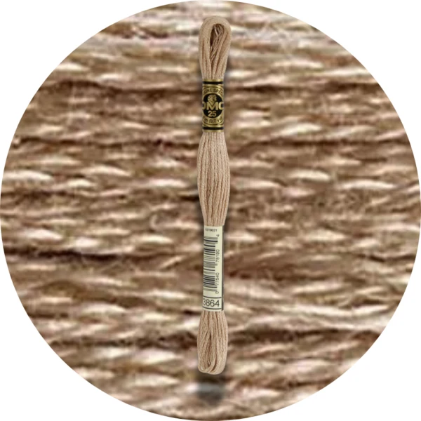 DMC Mouliné Spécial 25 Broderigarn, Ensfarvet, Neutrale nuancer